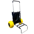 Blue Airless Balloon Wheels Aluminum Beach Cart Dolly R98424