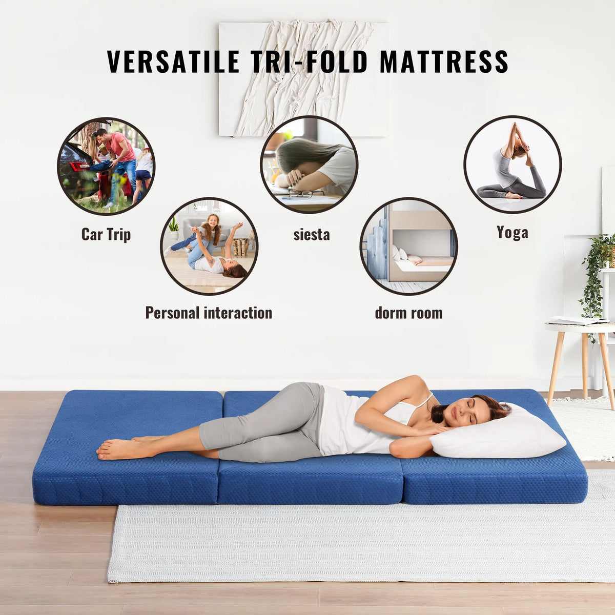 4'' Twin Memory Foam Mattress F21636