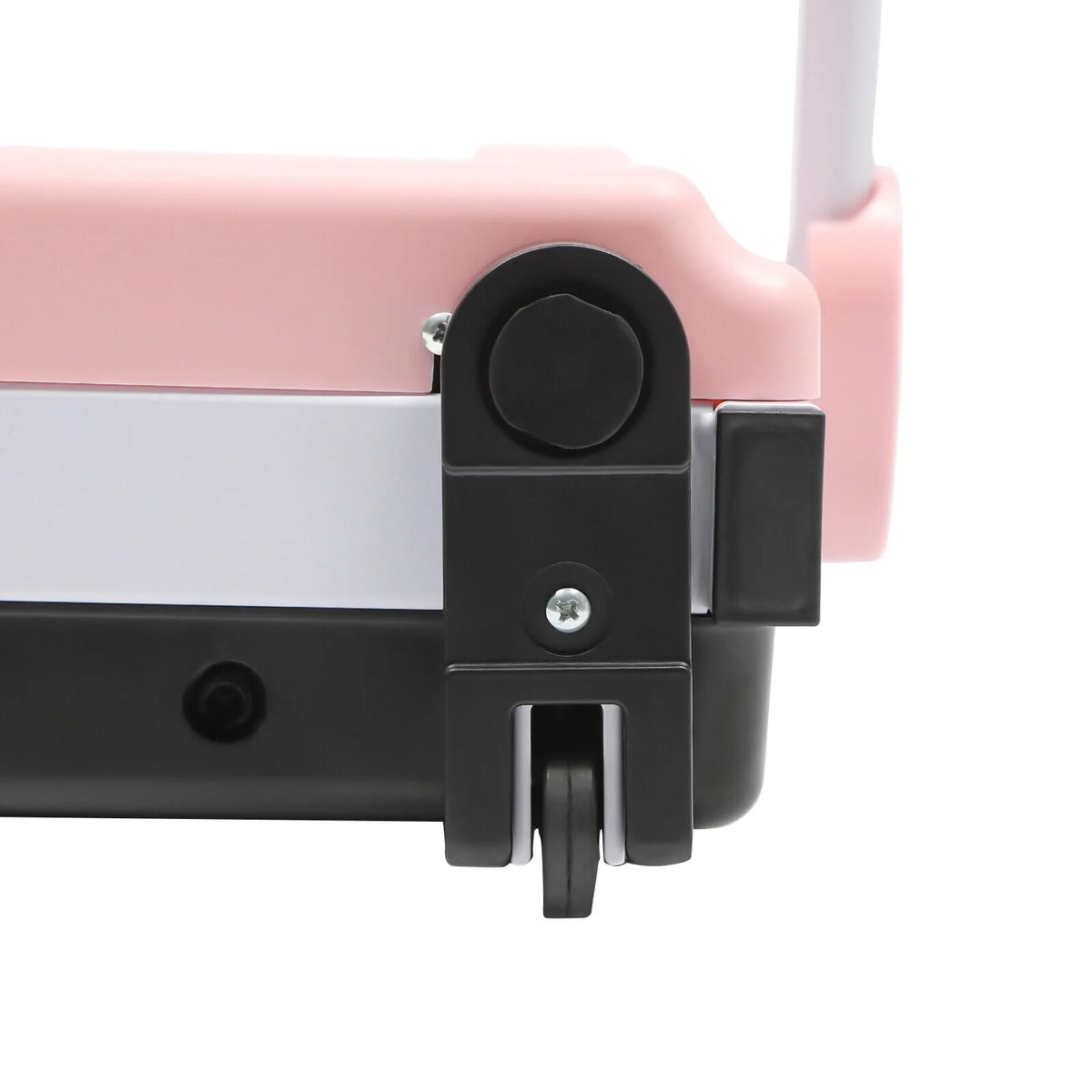 Folding Compact Treadmill 220 lbs Capacity Pink/Black Y307