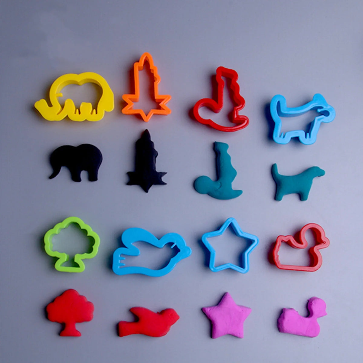 26 Pieces Play Dough Tools Set with Molds Rollers Cutters U770027
