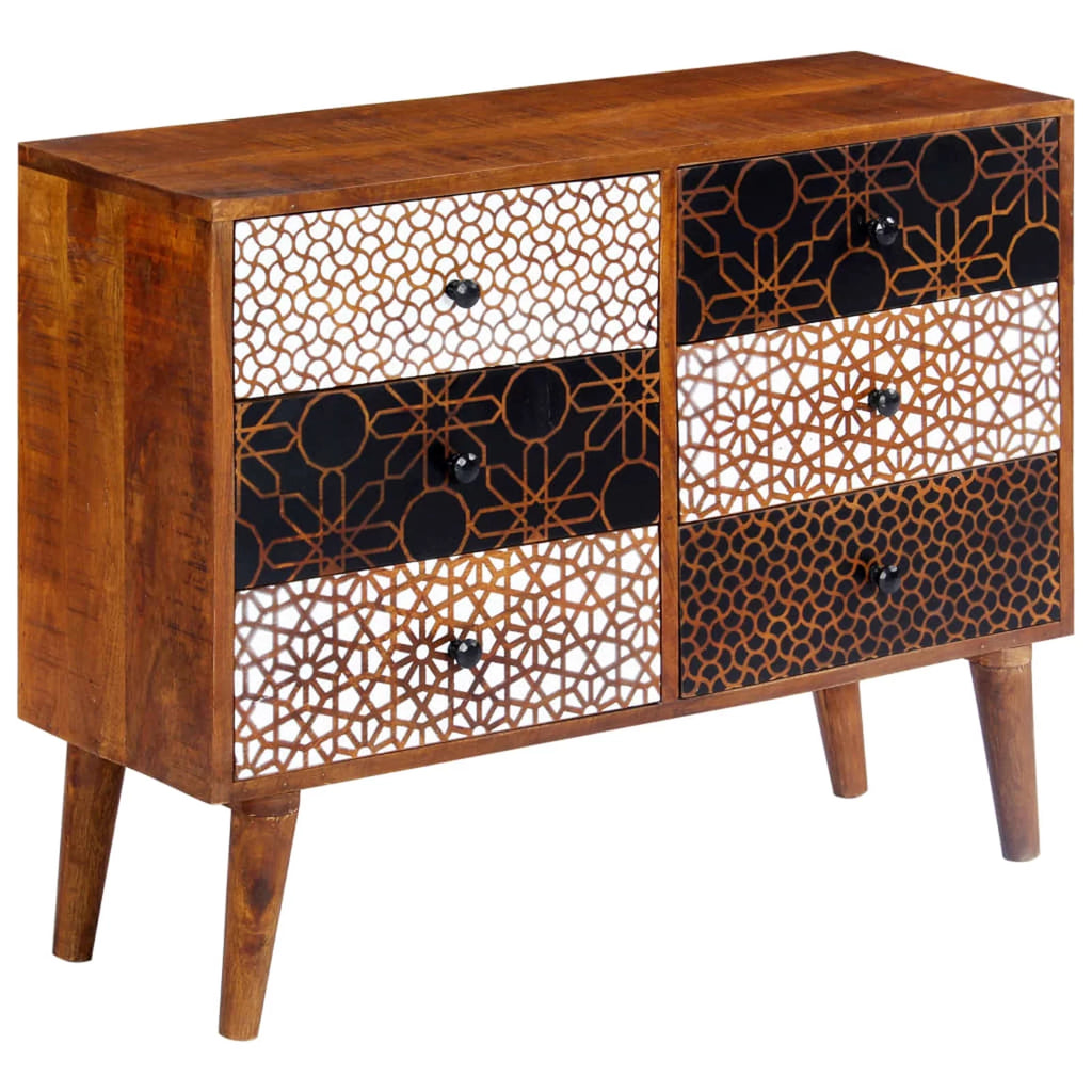 Wooden Sideboard with 6 Storage Drawers P179