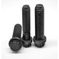 Alloy Steel Thermal Black Oxide 12-Point Flange Screw, Pk 100 M7232