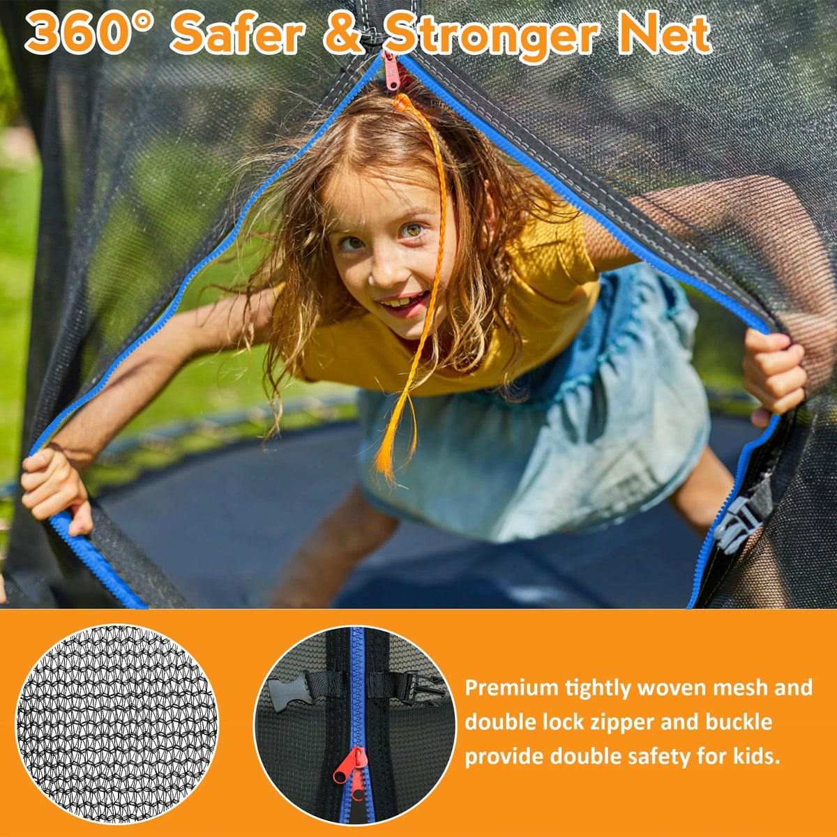 10FT Trampoline with Basketball Hoop and Light N3442