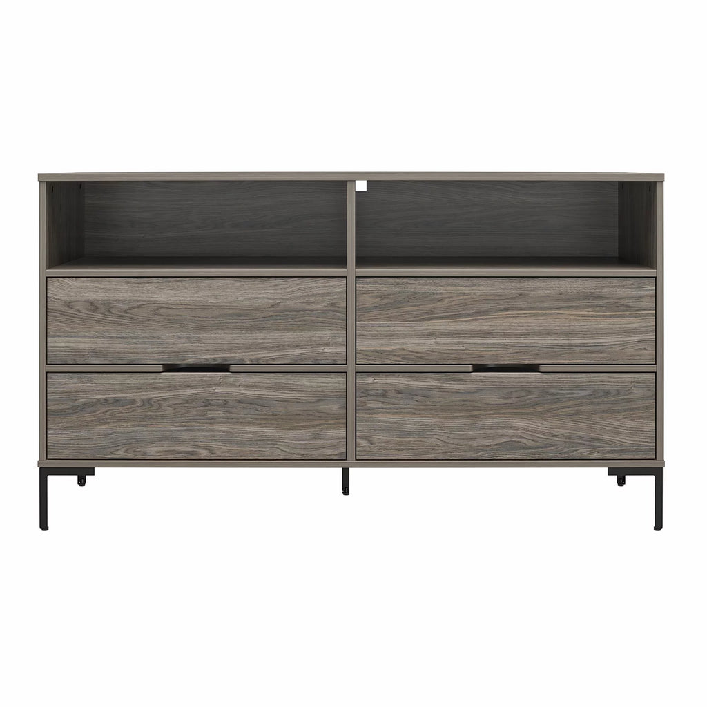 Weathered Oak Wide Dresser J208488