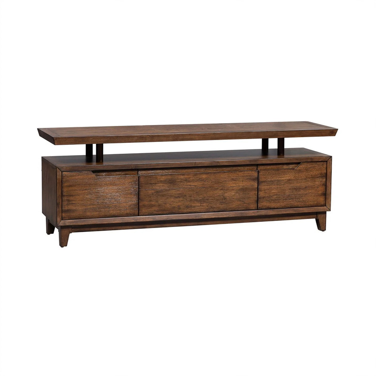 Modern Wood TV Console in Mahogany A690722