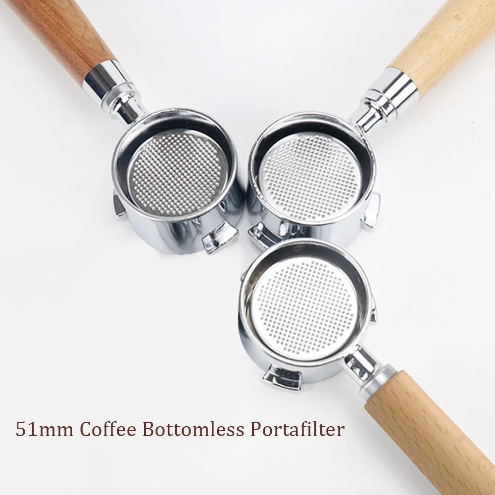 54mm Naked Bottomless Portafilter with Filter Basket M106