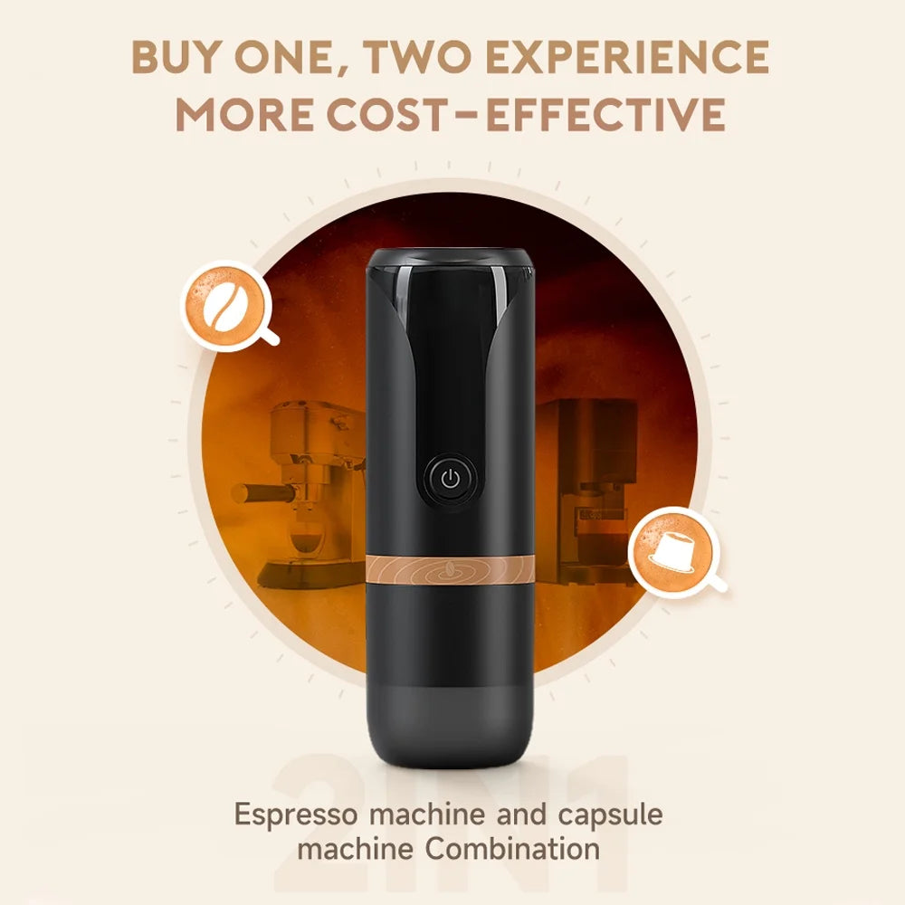 Portable 9 Bar Rechargeable Espresso Machine K588