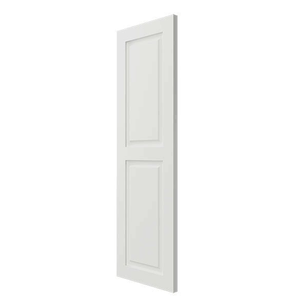 12x22W x 61x22H Exterior Composite Raised Panel Shutters (Per Pair), Unfinished Q1779