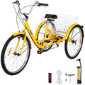 26 inch 7-Speed Adult Tricycle with Basket U495304