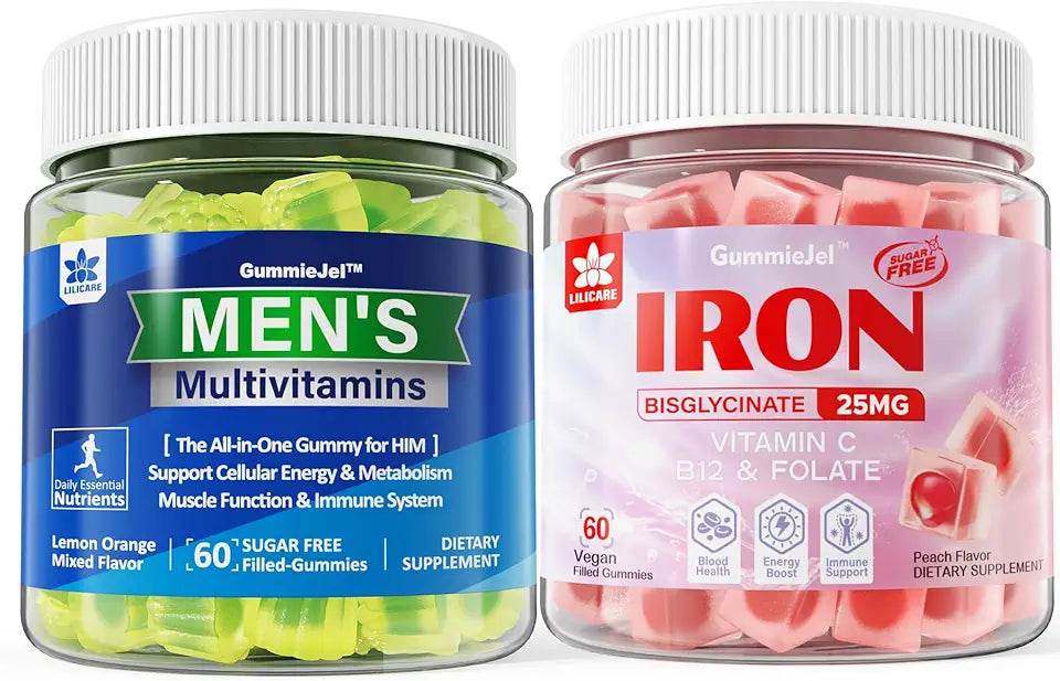 Mens Multivitamins + Vegan Iron K5096