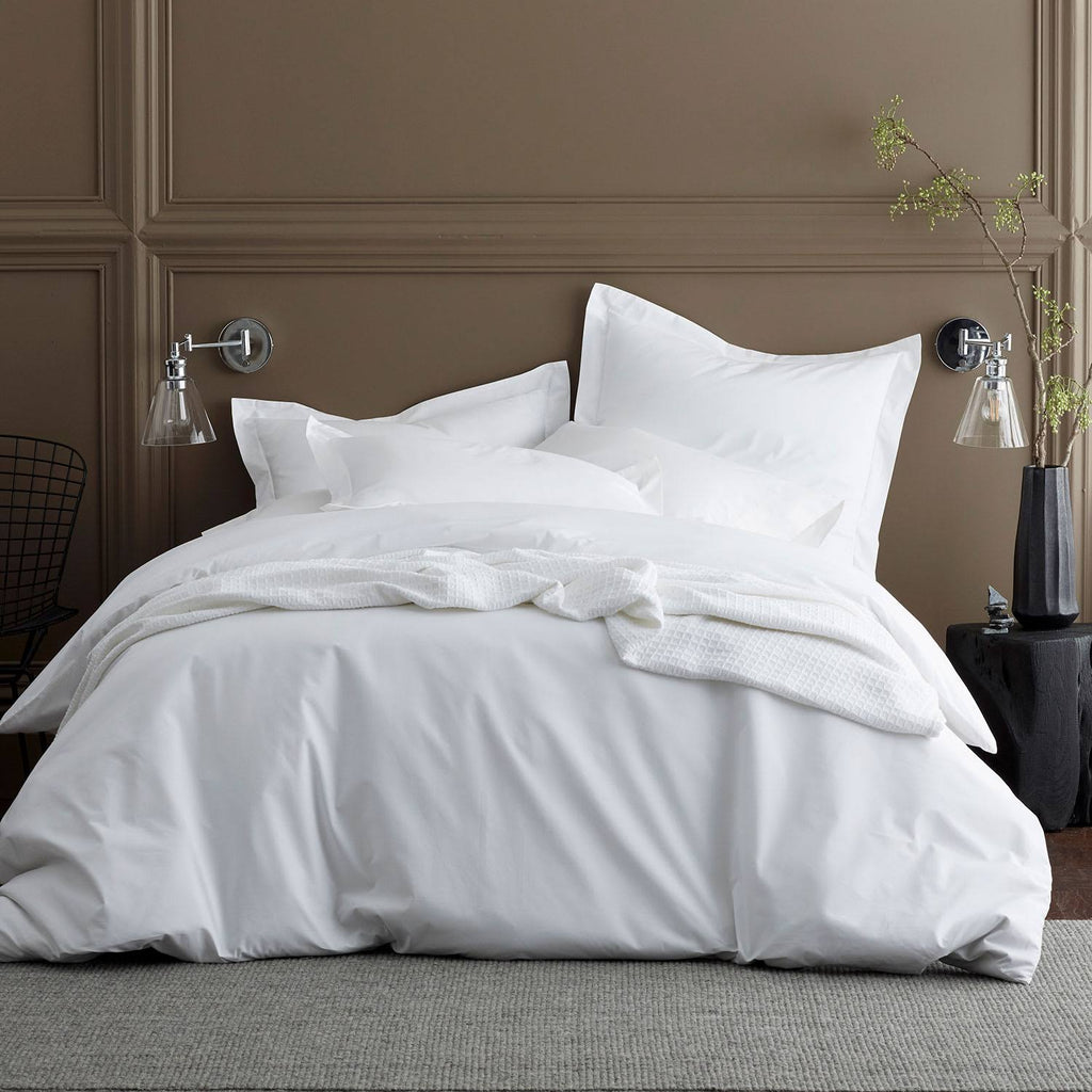 Organic Pearl Gray 300-Thread Count Cotton Percale King Sham C423846