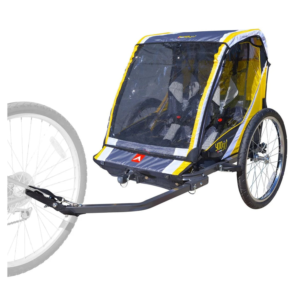 Steel 2-Child Bicycle Trailer and Stroller C738