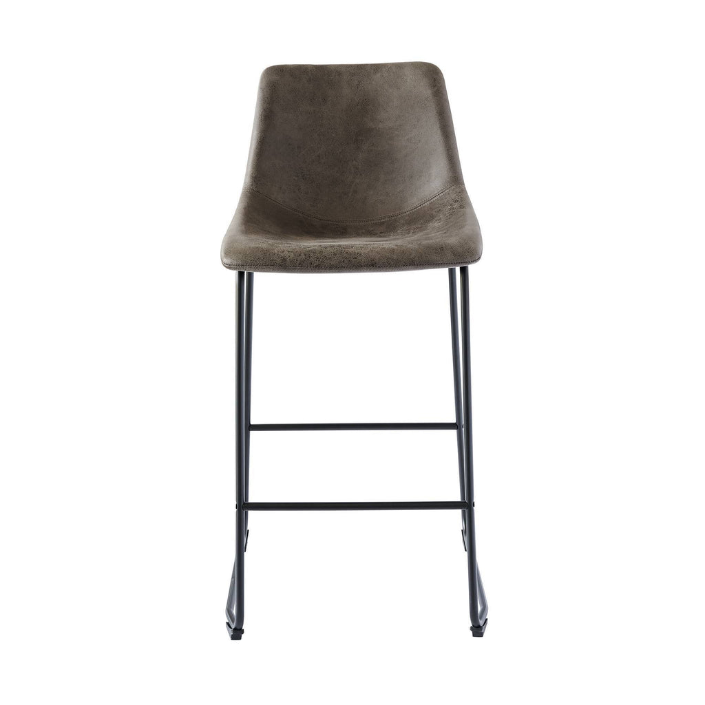 Metal Bar Stool Set, Gray A701