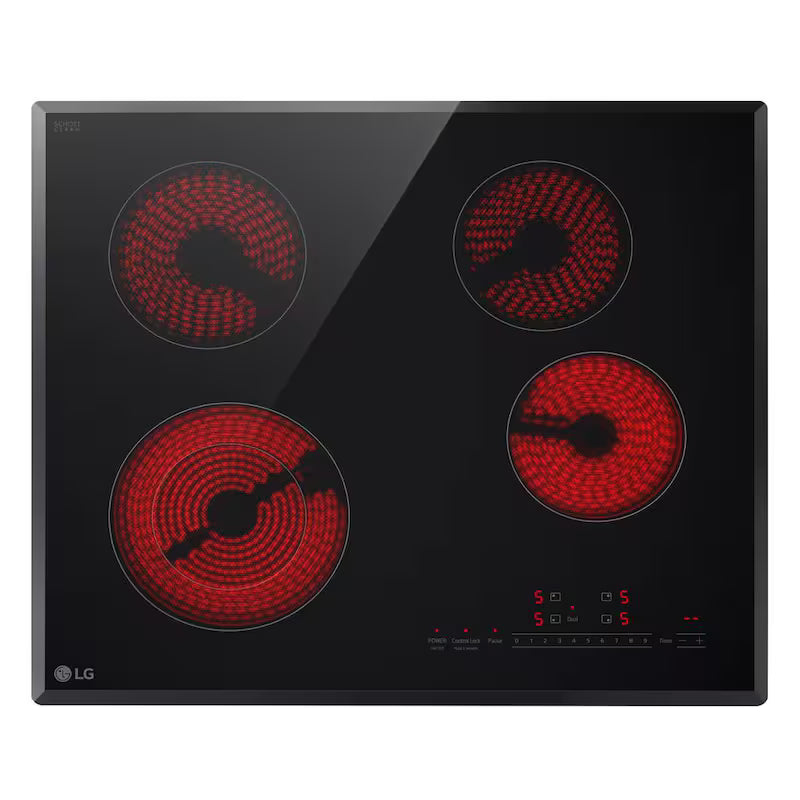 4 Elements Radiant Electric Cooktop in Black W3742