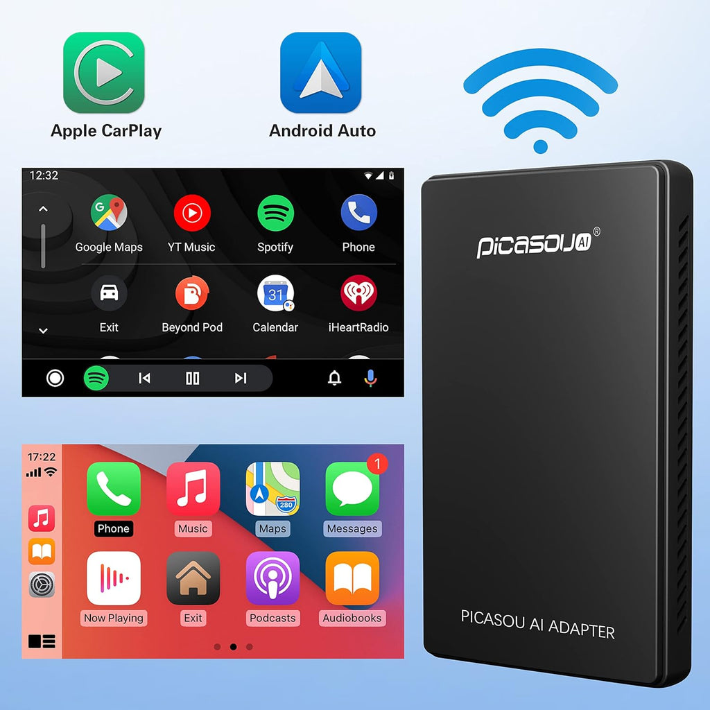 CarPlay Wireless Adapter for OEM Wired CarPlay Cars D208