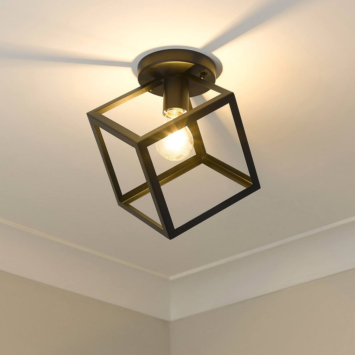Matte Black Flush Mount H675