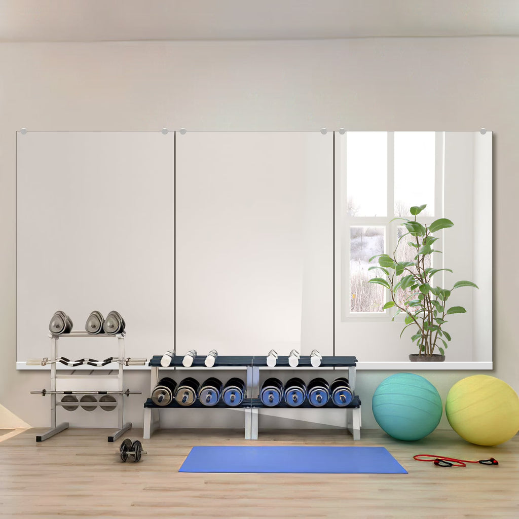 Wall Mounted Activity Mirror with Flat Polished Edge 47x32-2pcs I955783