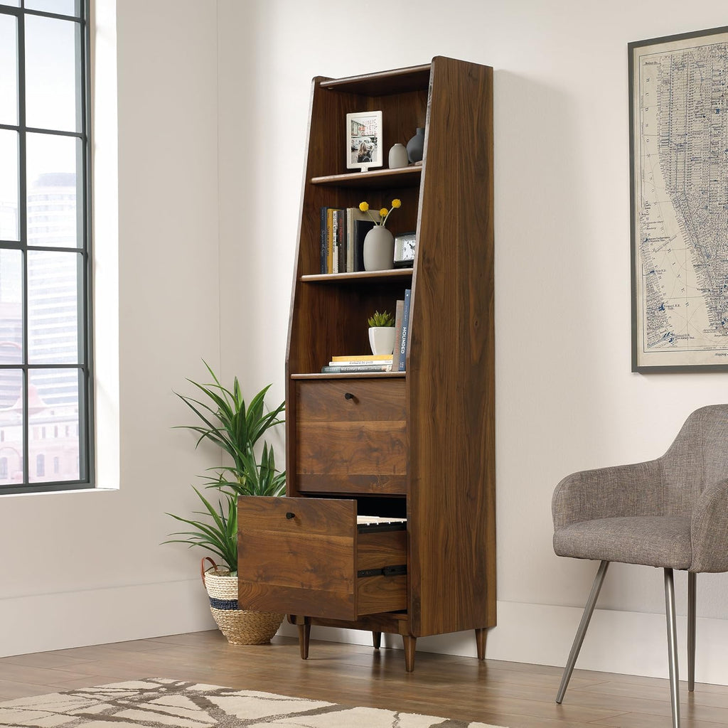 Narrow Bookcase, Grand Walnut finish, Pack of 2 K974