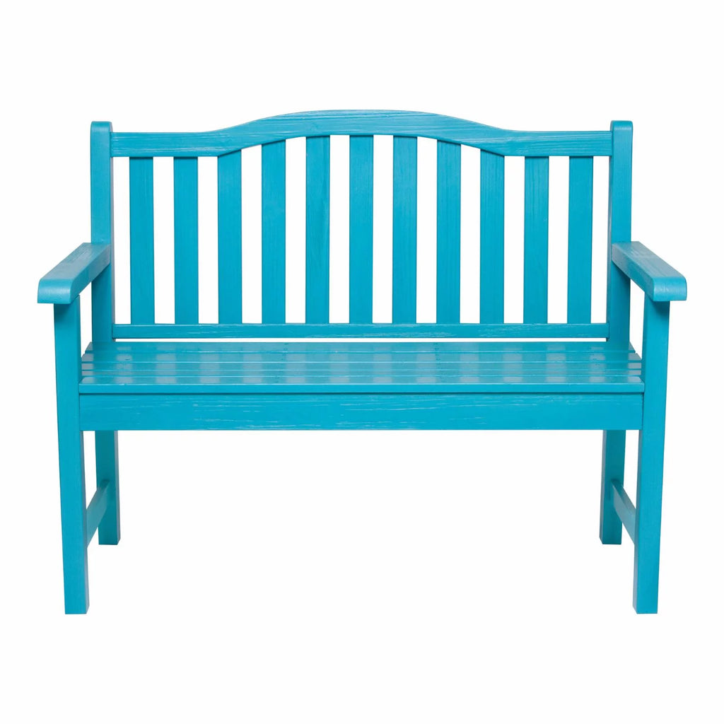 Aqua Wood Garden Bench D605