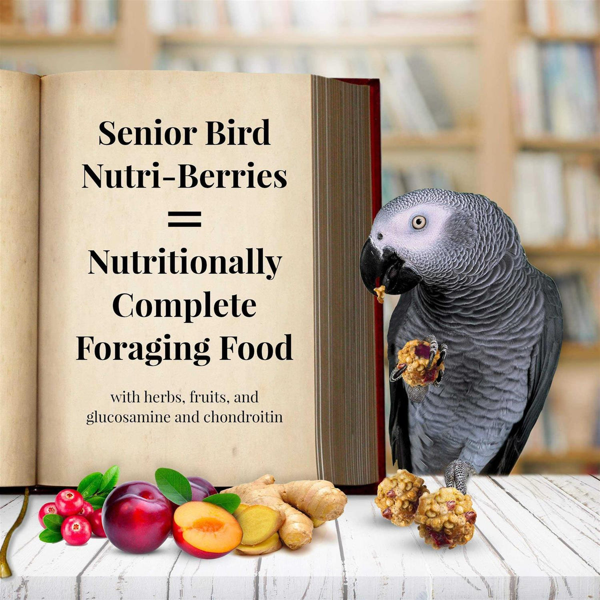 Senior Bird Nutri Berries Parrot Food P750682
