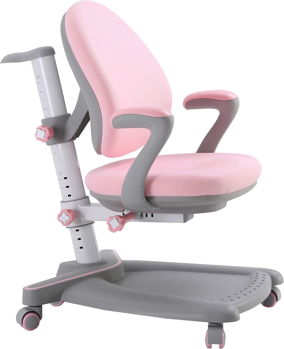 Blue Ergonomic Kids Desk Chair with Footrest Armrest F248