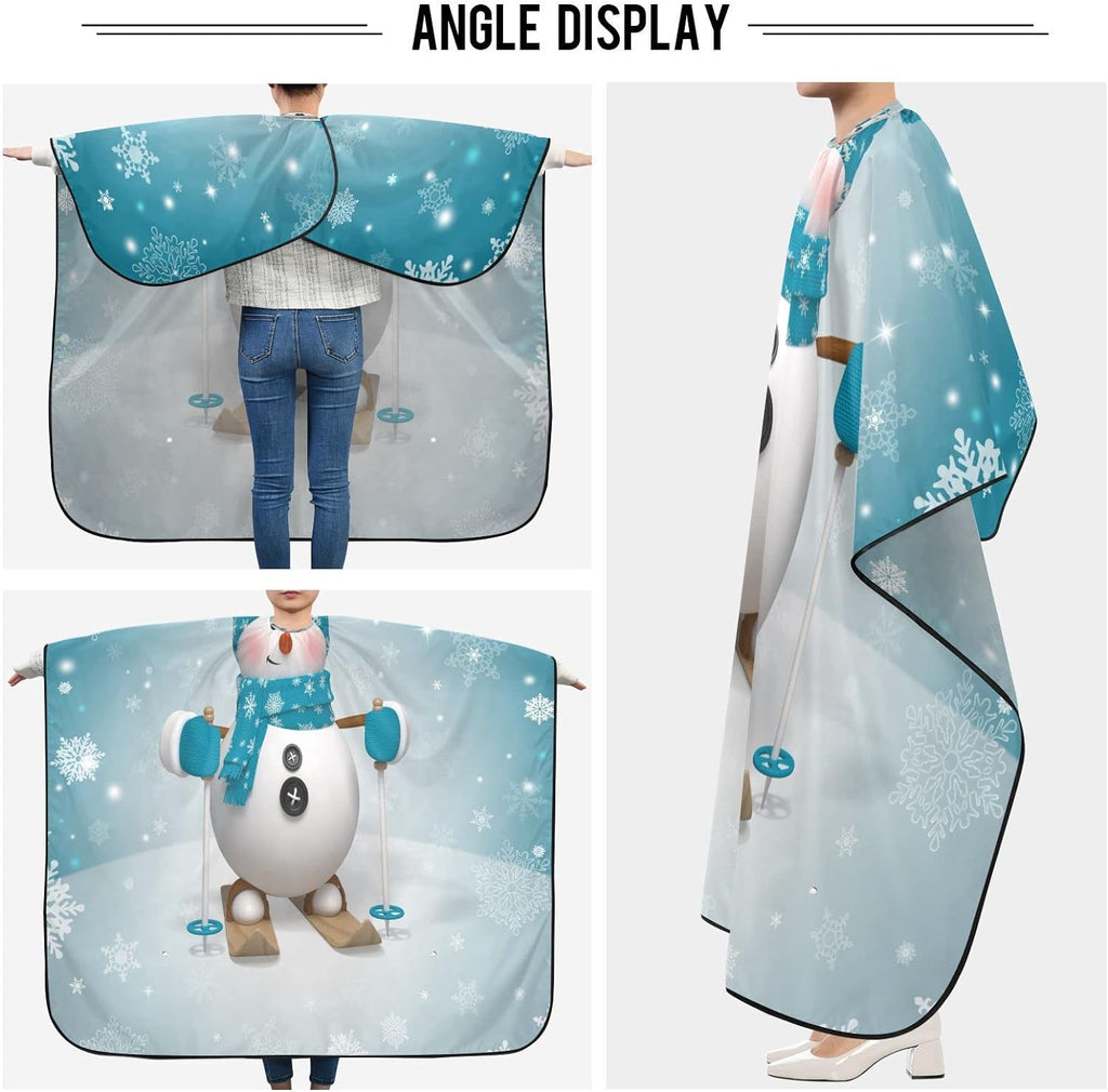 Hair Cutting Cape with Adjustable Neck Size J384621