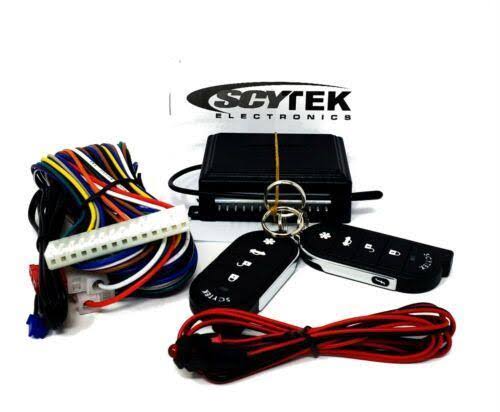 Keyless Entry Car Alarm Security System, 2 Key 2 Door Locks G4431