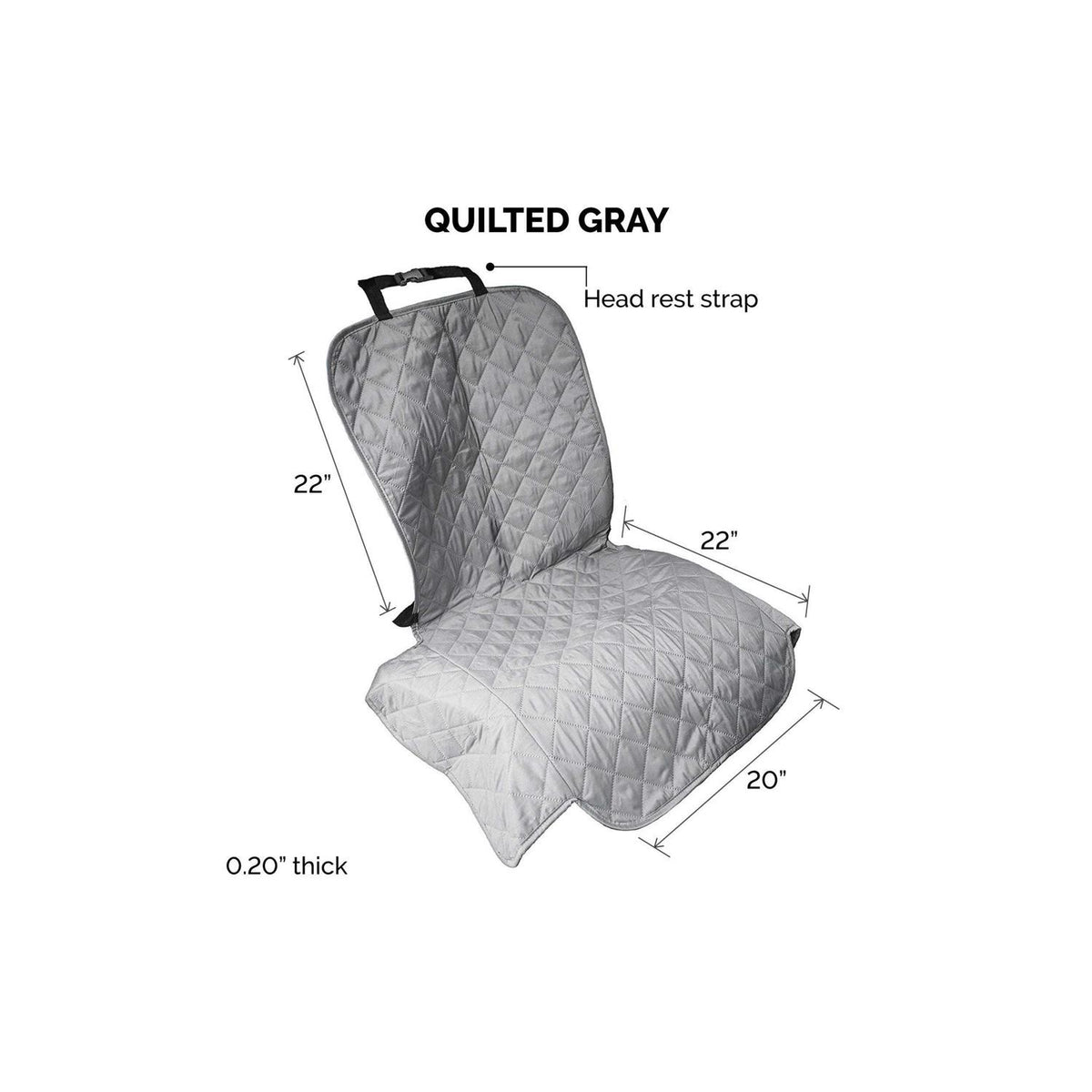 Pet Car Barrier & Seat Protector with Carry Bag B88490