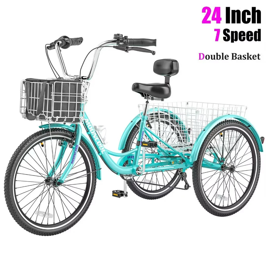 24 Inch 7 Speed Adult Tricycle S11028