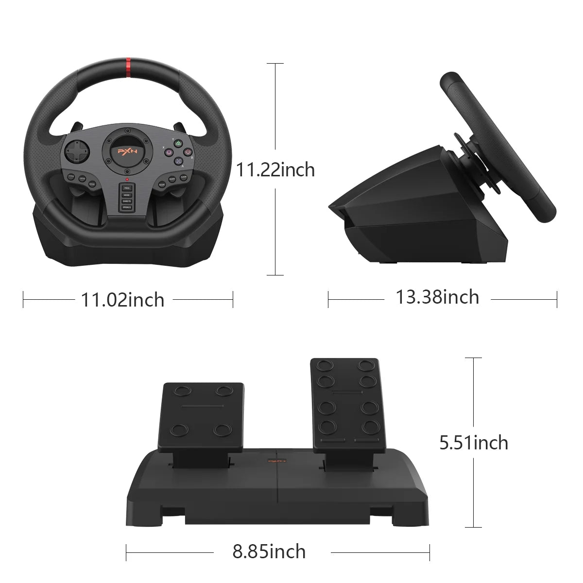 Xbox Steering Wheel, PC Gaming Racing Wheels P922