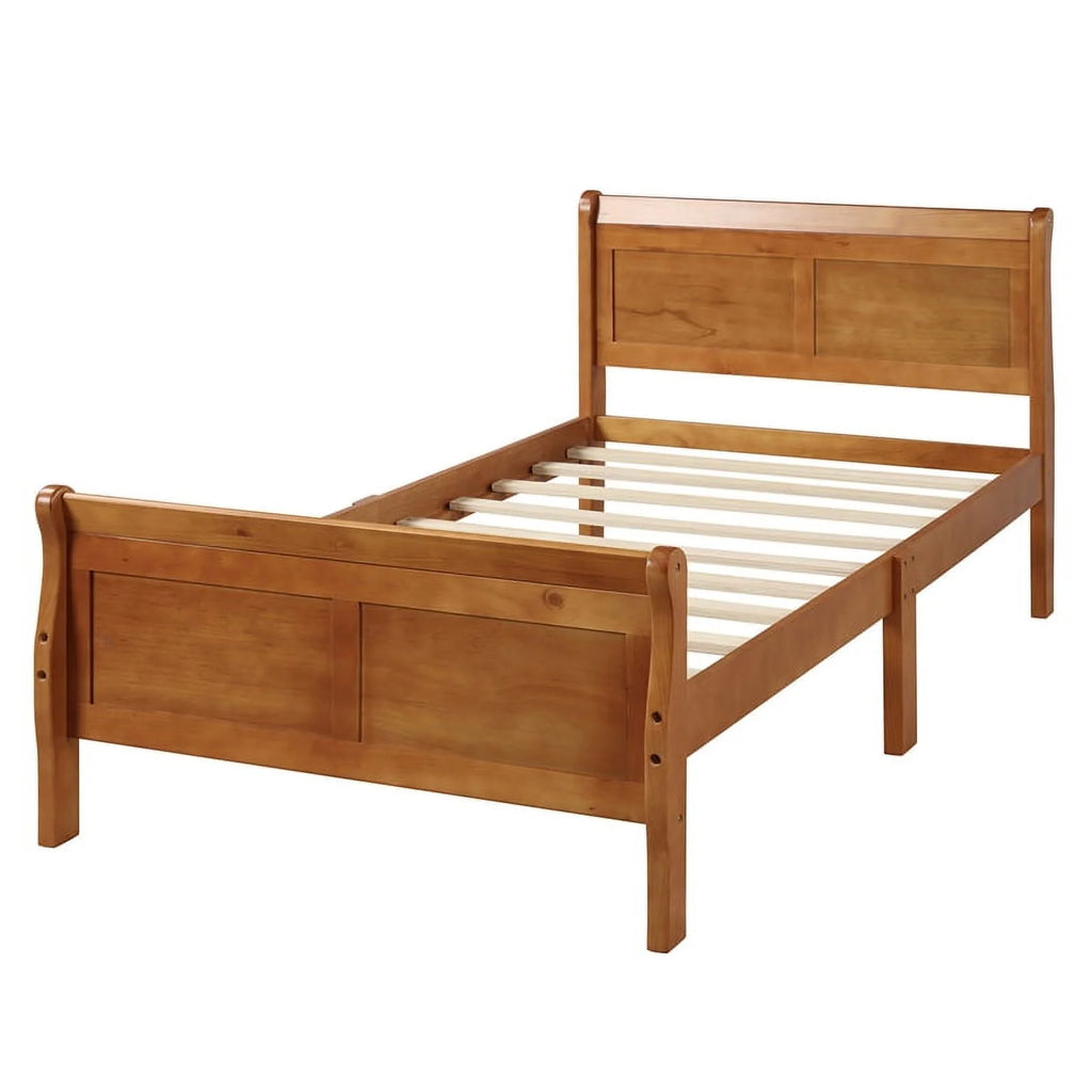 Wood Platform Bed Twin Bed Frame B130022