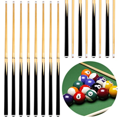 2 Piece 58 Inch 12 oz 13 mm Hardwood Pool Cue W517