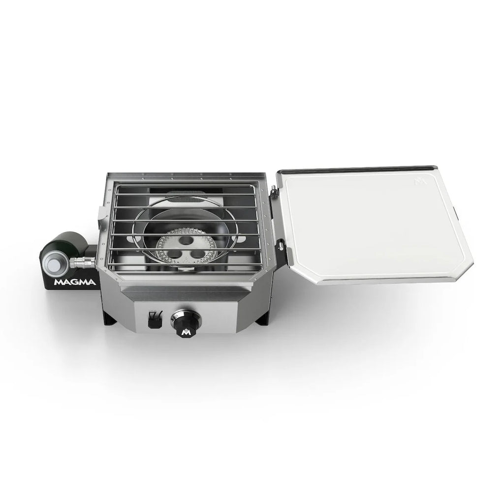 Single Burner Camping Stove with Grill Top & Griddle Top R24332
