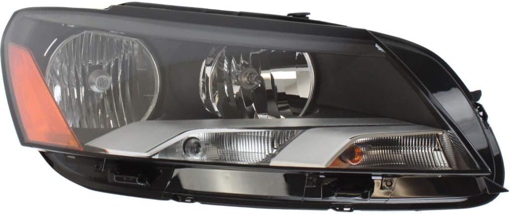 Passenger Side Headlight Assembly for Volkswagen Passat 2012 2013 2014 2015 A6165