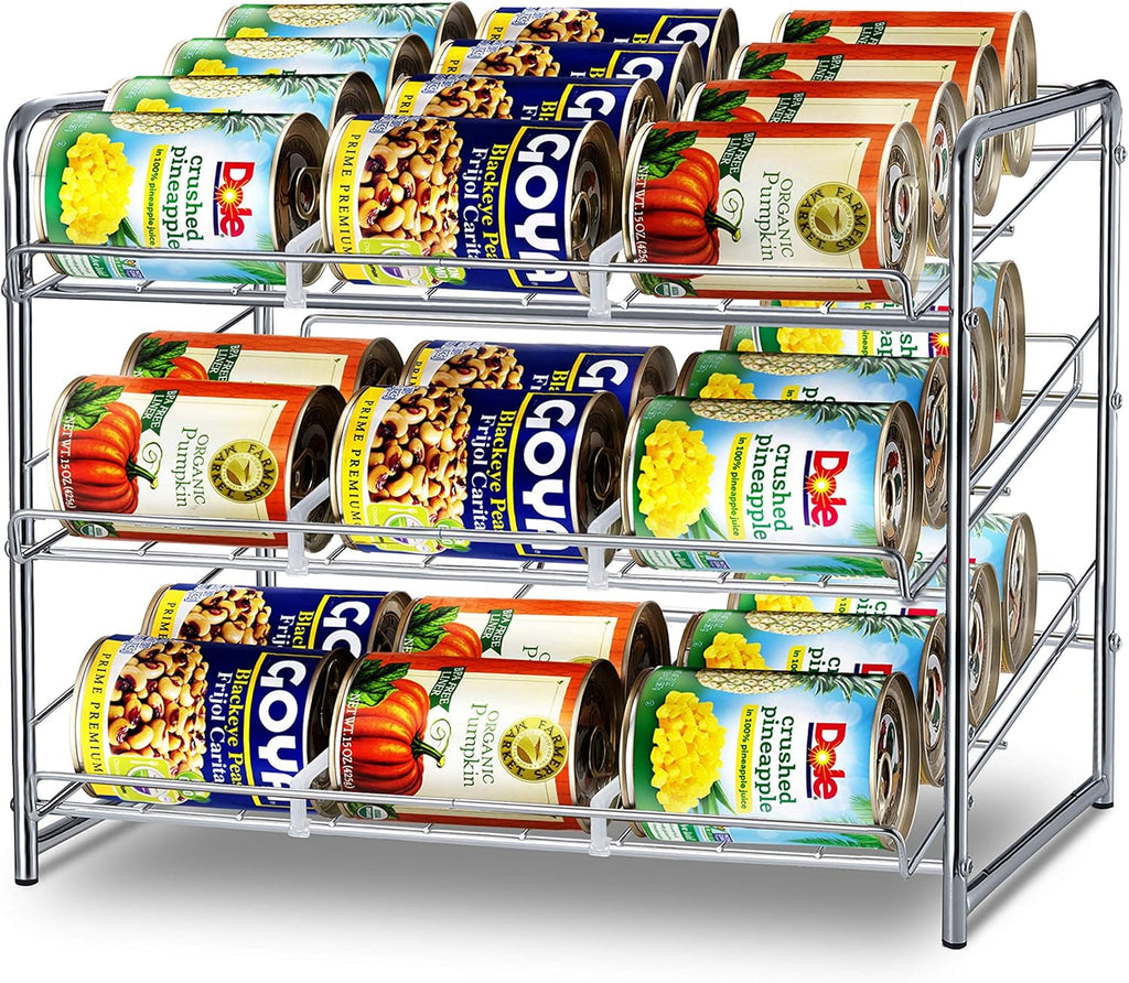 Chrome Stackable Can Rack Organizer, Pack of 2 T263