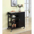 Black Kitchen Island Cart W703503