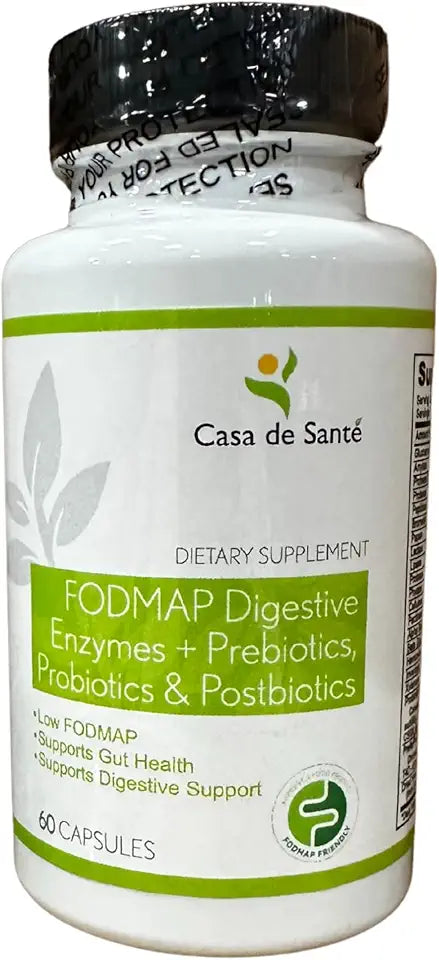 FODMAP Digestive Enzymes with Probiotics Prebiotics & Postbiotics I6687
