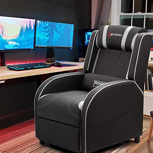 Red PU Leather Massage Recliner Chair X5546