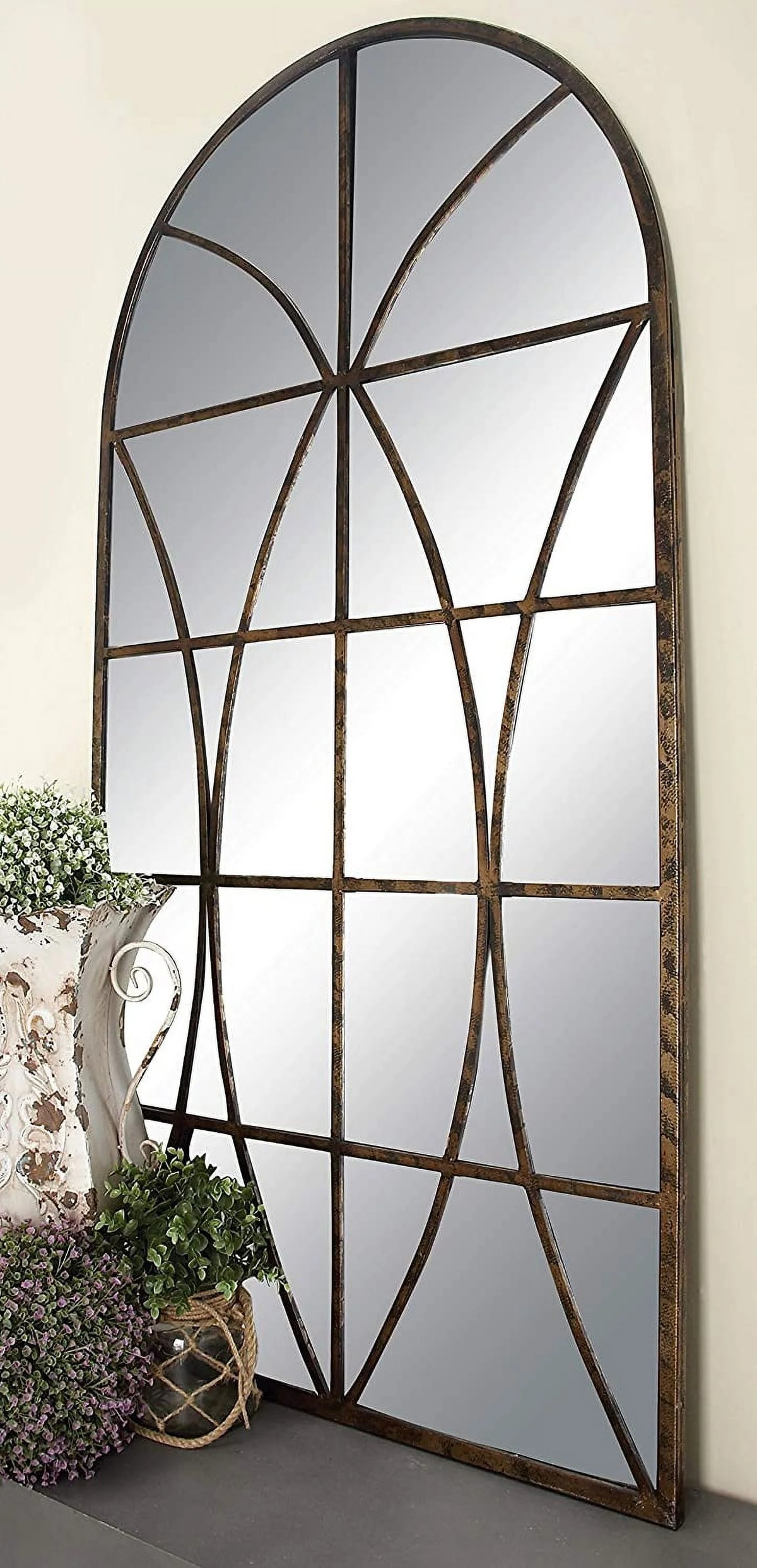 Glass Arched Wall Mirror X723