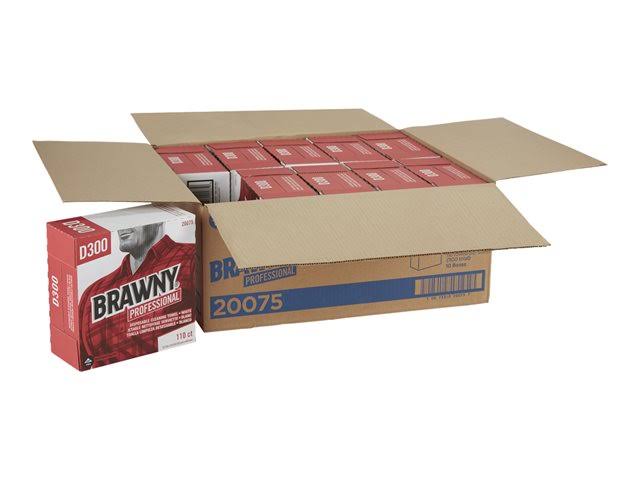 Industrial Medium Duty All Purpose Wipers, 110 sheets, 10 pack, White Q4881