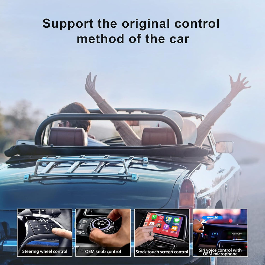 CarPlay Wireless Adapter for OEM Wired CarPlay Cars D208