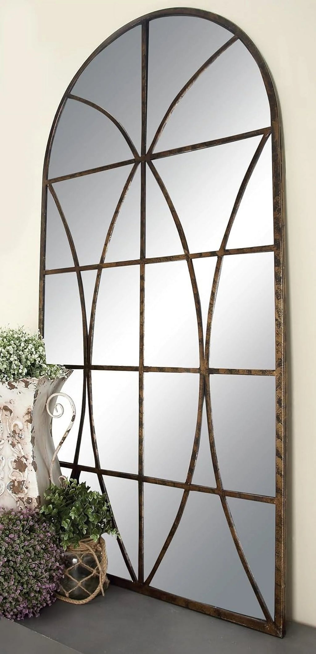 Glass Arched Wall Mirror X723