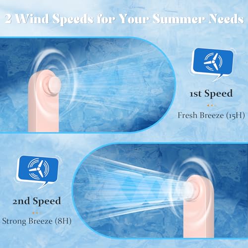 Pink Portable Handheld Fan B800185