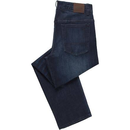 Men's Rinse Chipped Wash Jeans F690599