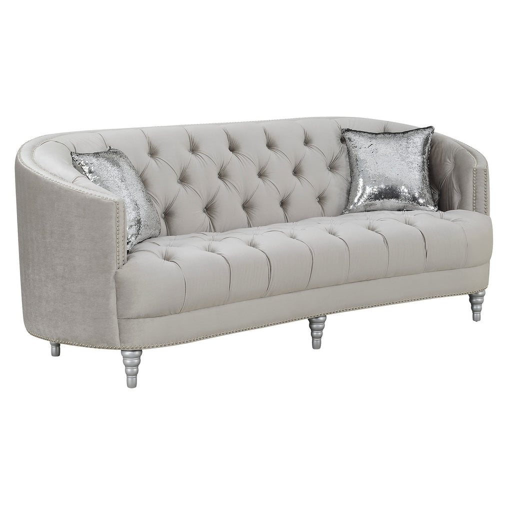 Grey 2-piece Tufted Living Room Set H143694