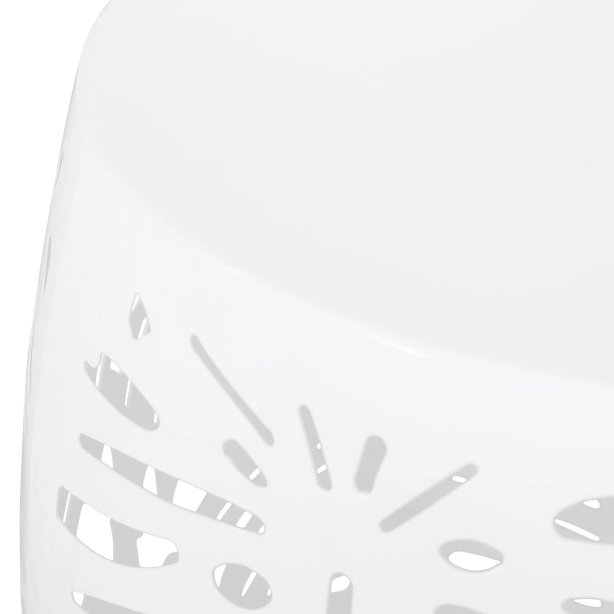 White Metal Side Tables, Set of 2 M78624