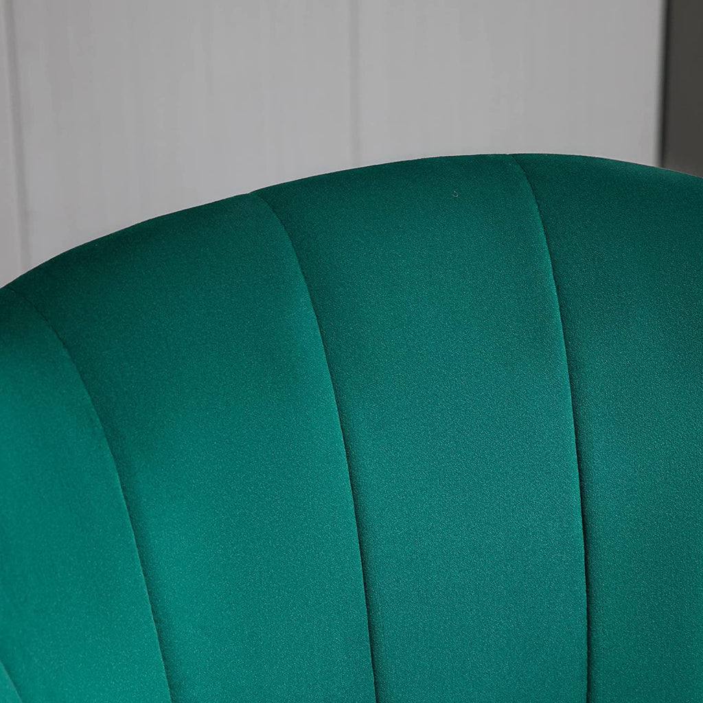 Green Fabric Swivel Desk Chair C878455
