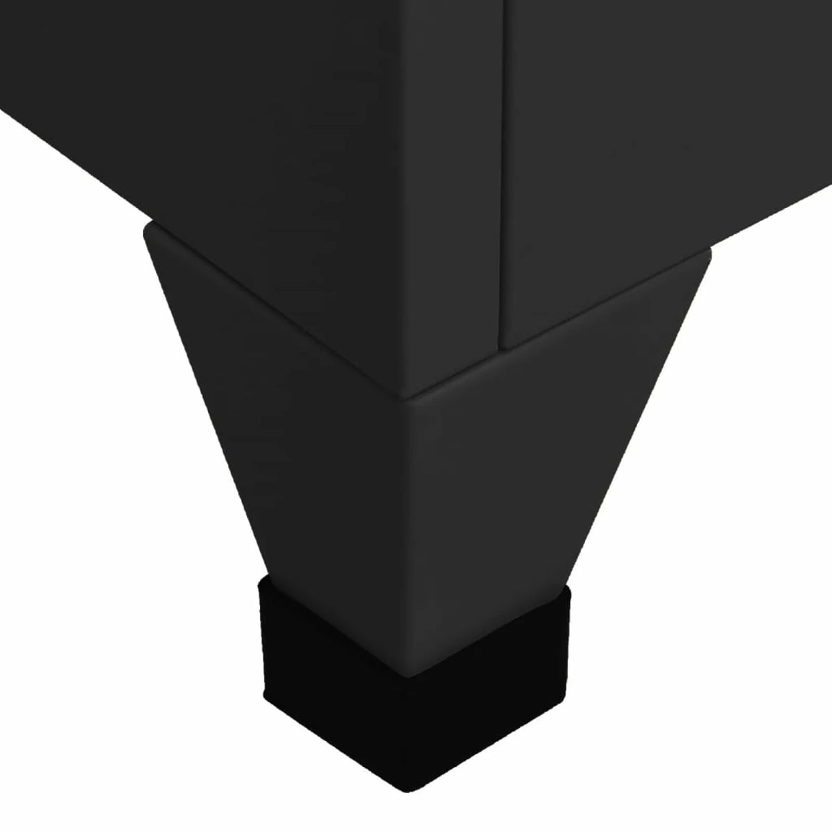 Black Steel Locker Cabinet with 3 Lockable Doors E322