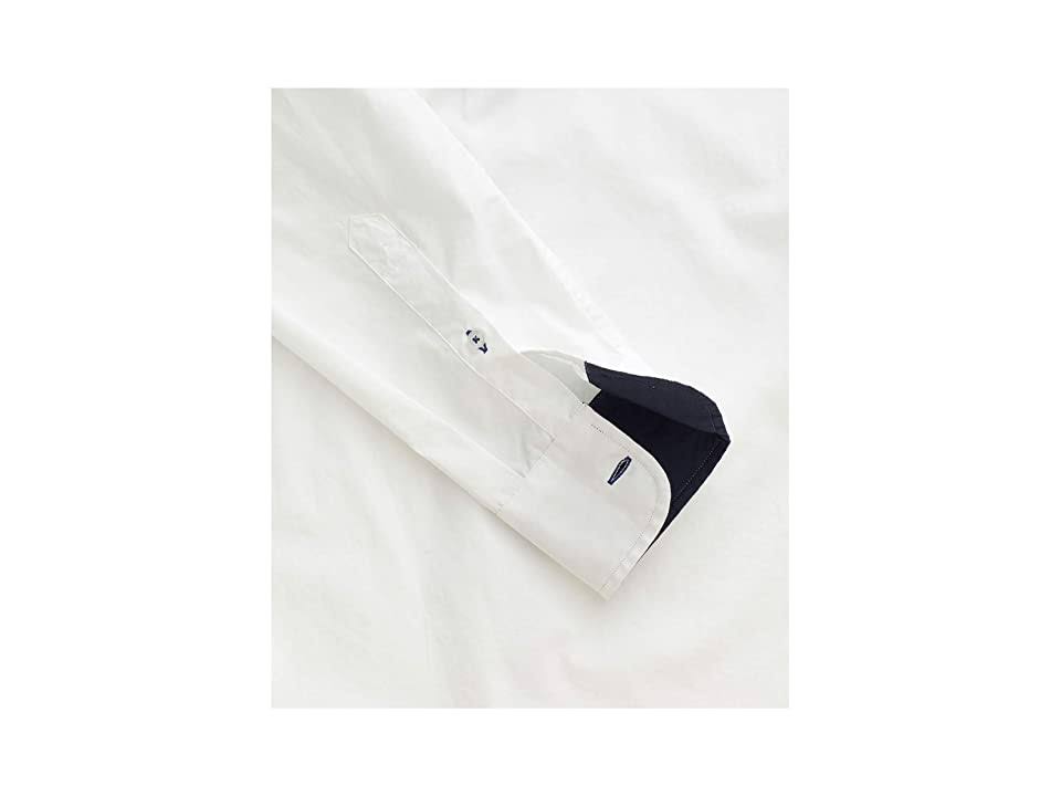 White Wrinkle Free Relaxed Fit Shirt W7513
