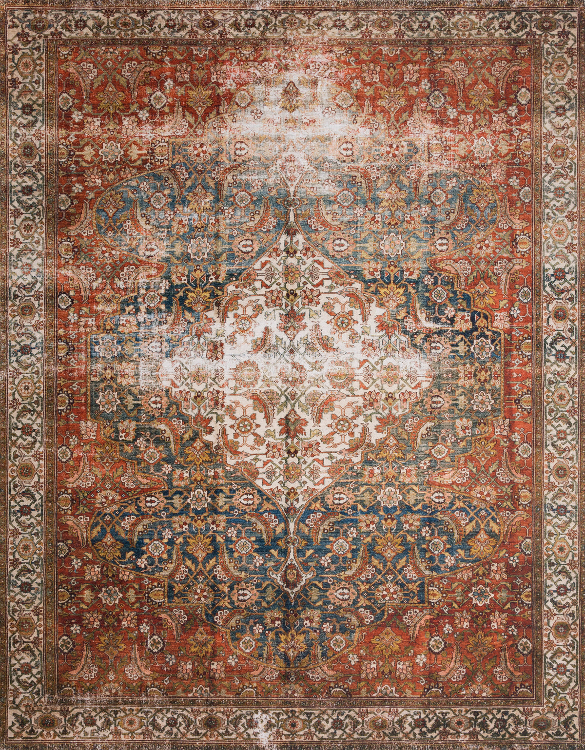 Ocean Multi 2'0 x 5'0 Rug Q681362